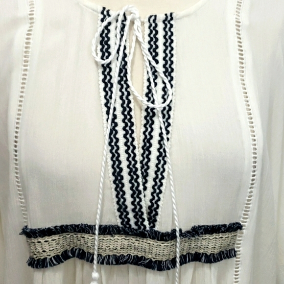 Paparazzi by Biz Boho Style Blouse Size L - Picture 3 of 6